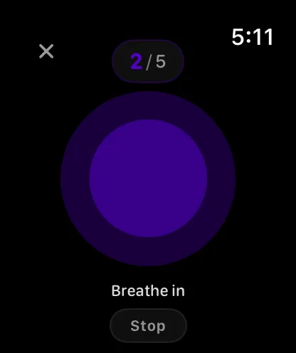 Breathe Apple Watch - Breathing Animation